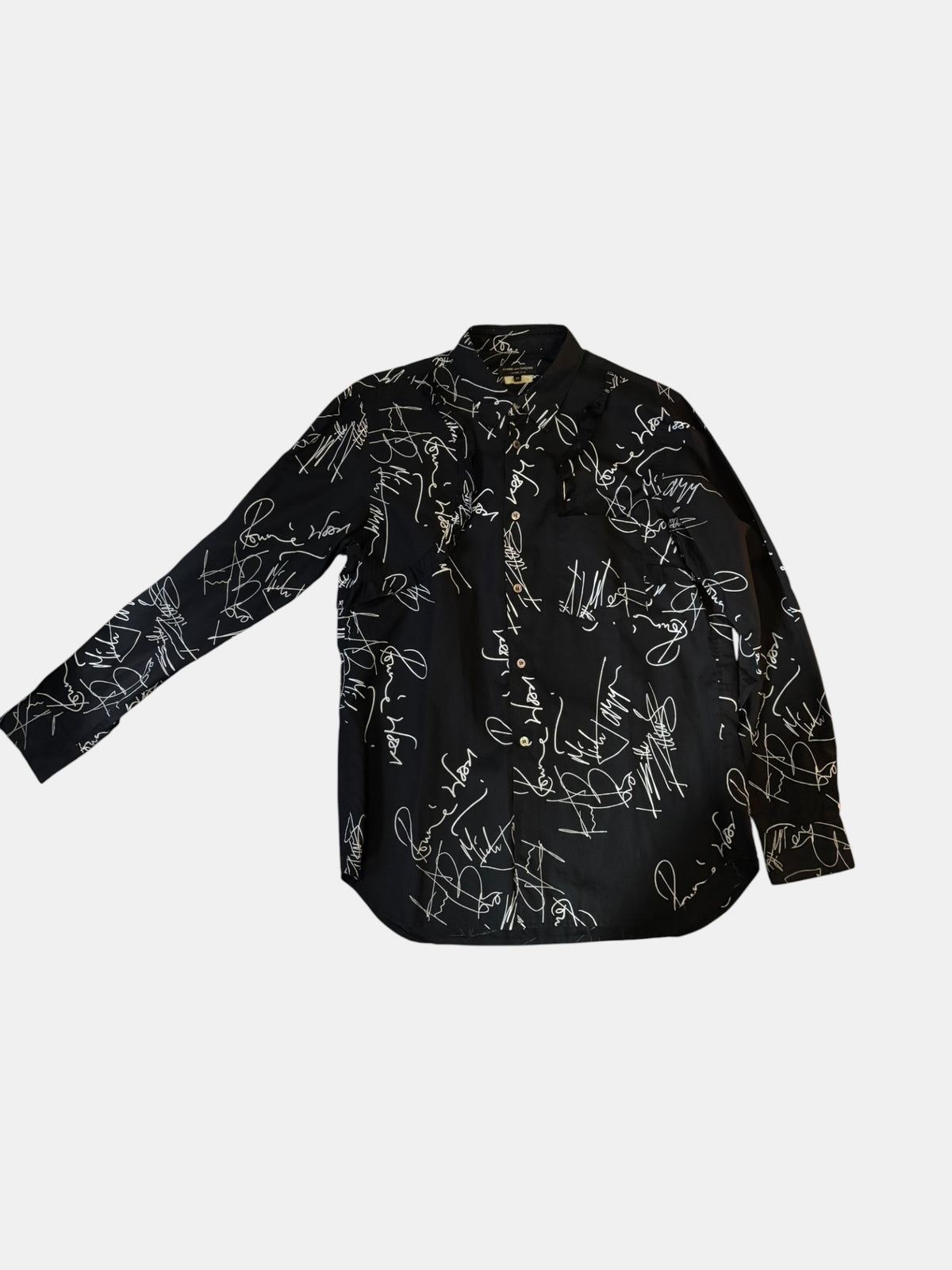 COMME des GARÇONS HOMME PLUS Scribble-Print Shirt