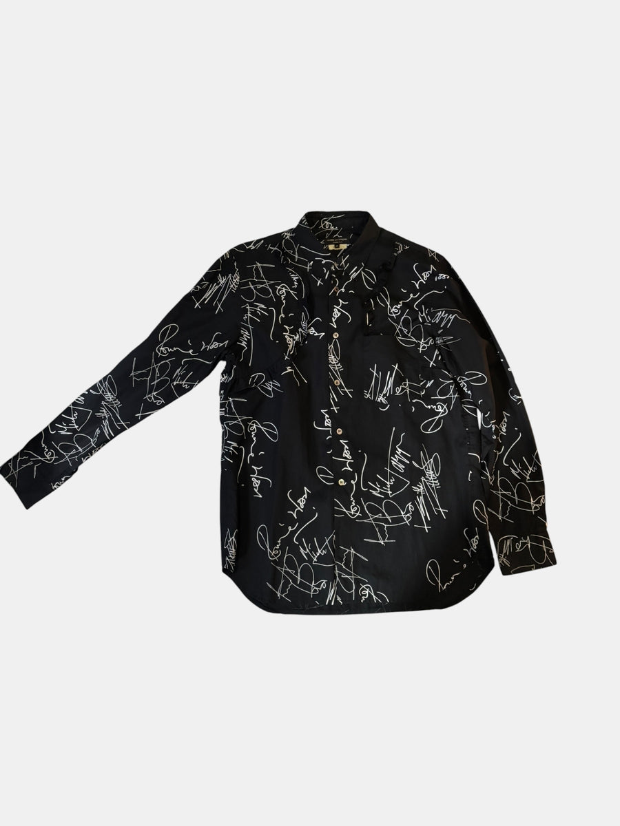 COMME des GARÇONS HOMME PLUS Scribble-Print Shirt