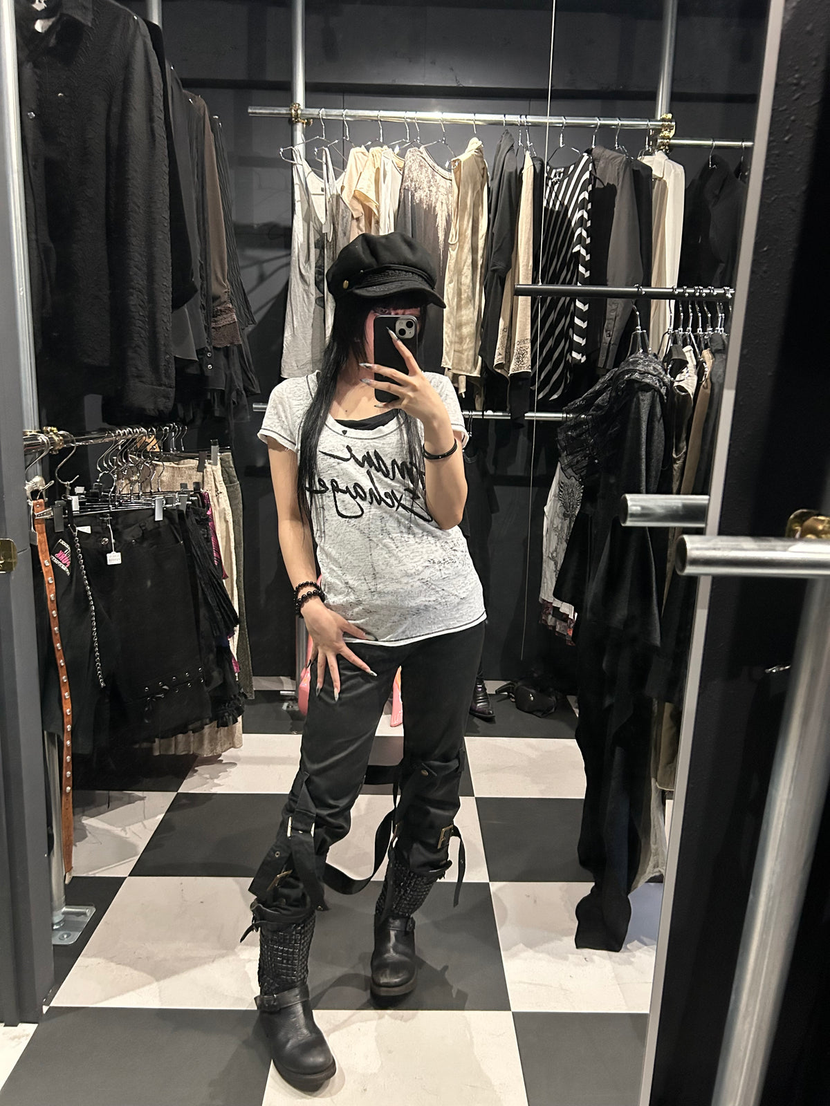 Allover Script T-Shirt