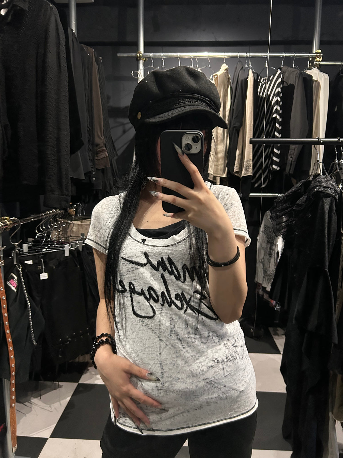Allover Script T-Shirt