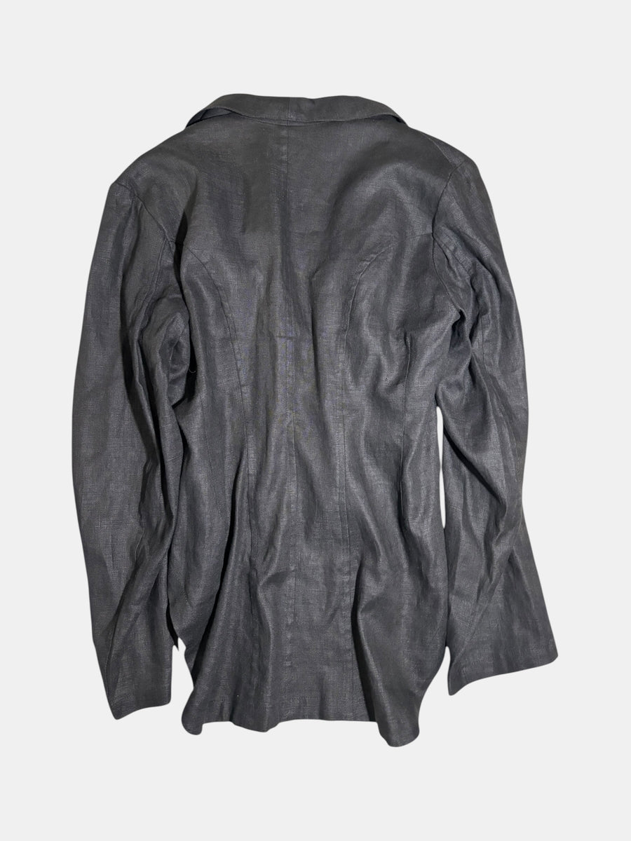 Y's Shawl Collar One-Button Jacket