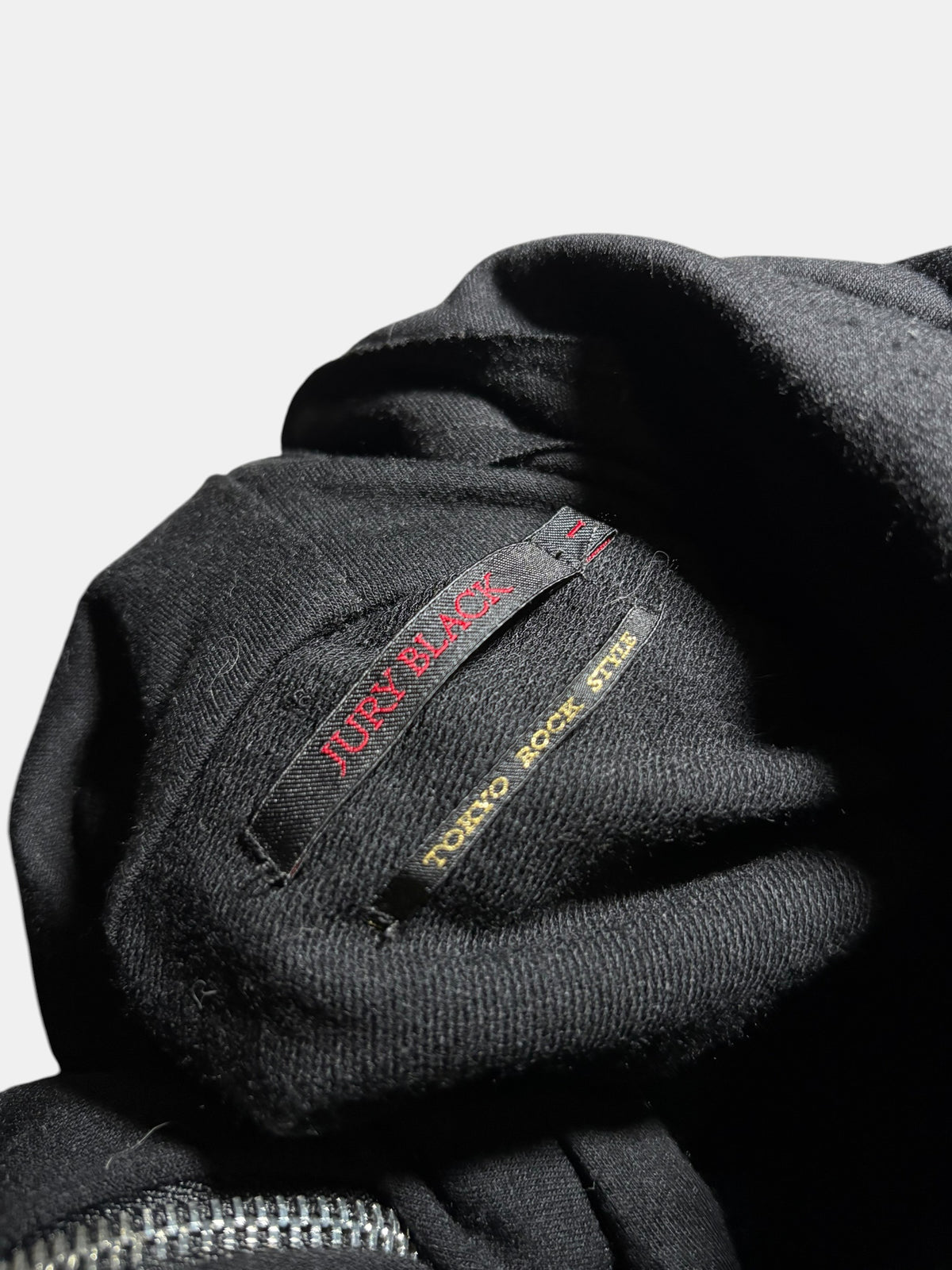 Asymmetric Zip Hooded Coat