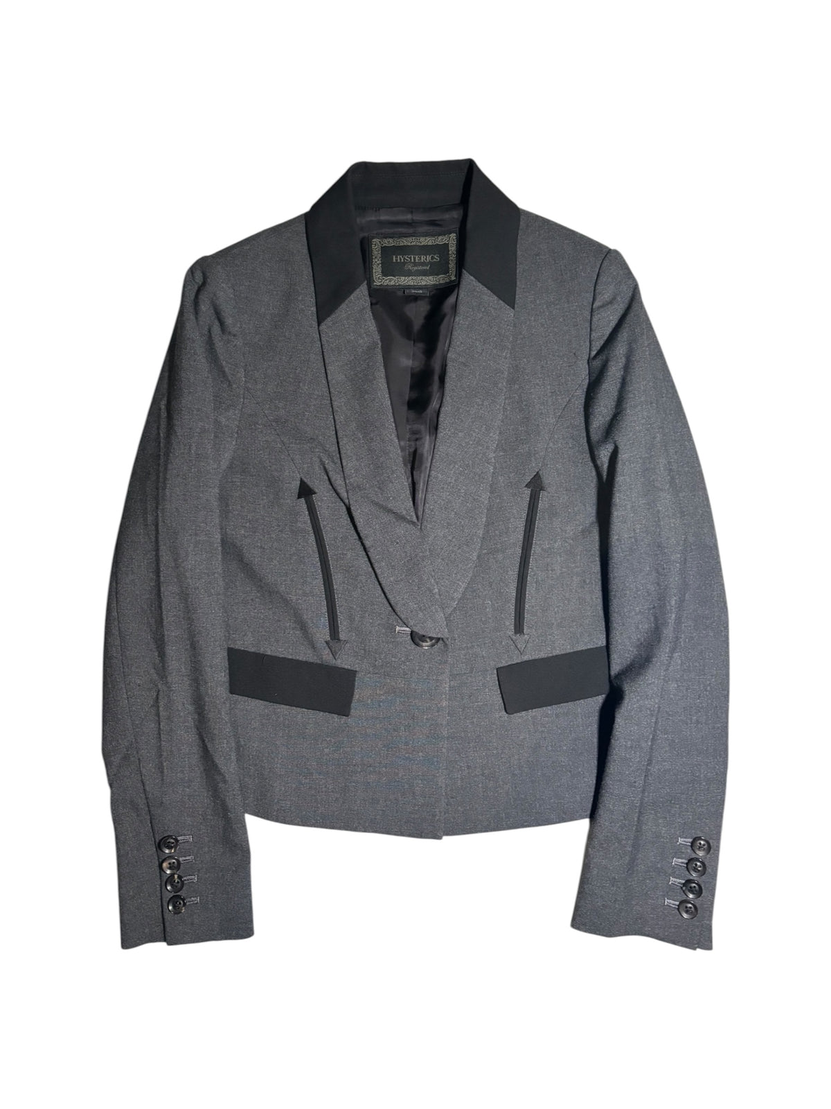 Hysterics Contrast-Trim Tailored Jacket