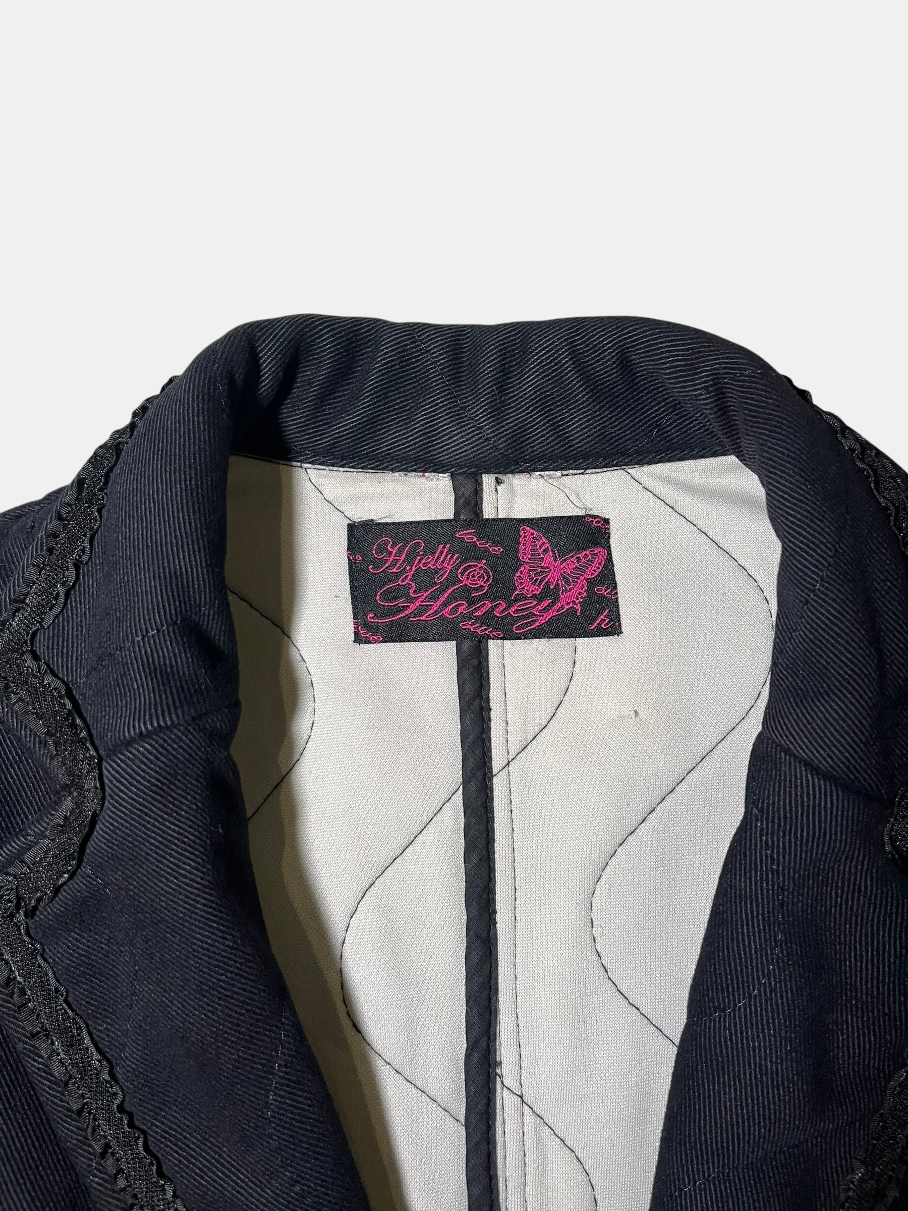H.Jelly Lace-Trim Jacket