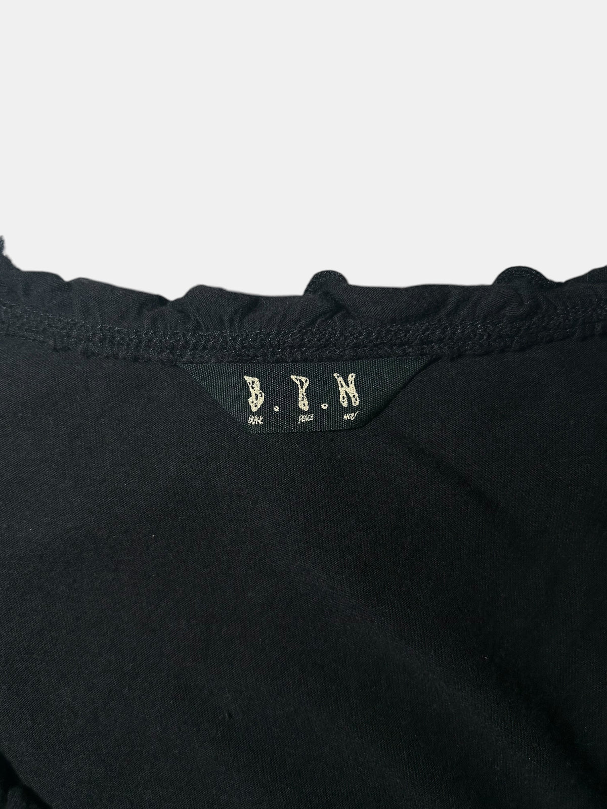 Pointed-Hem Button-Up Top