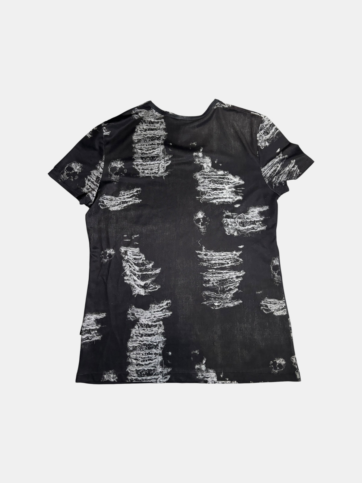 Distressed-Print T-Shirt
