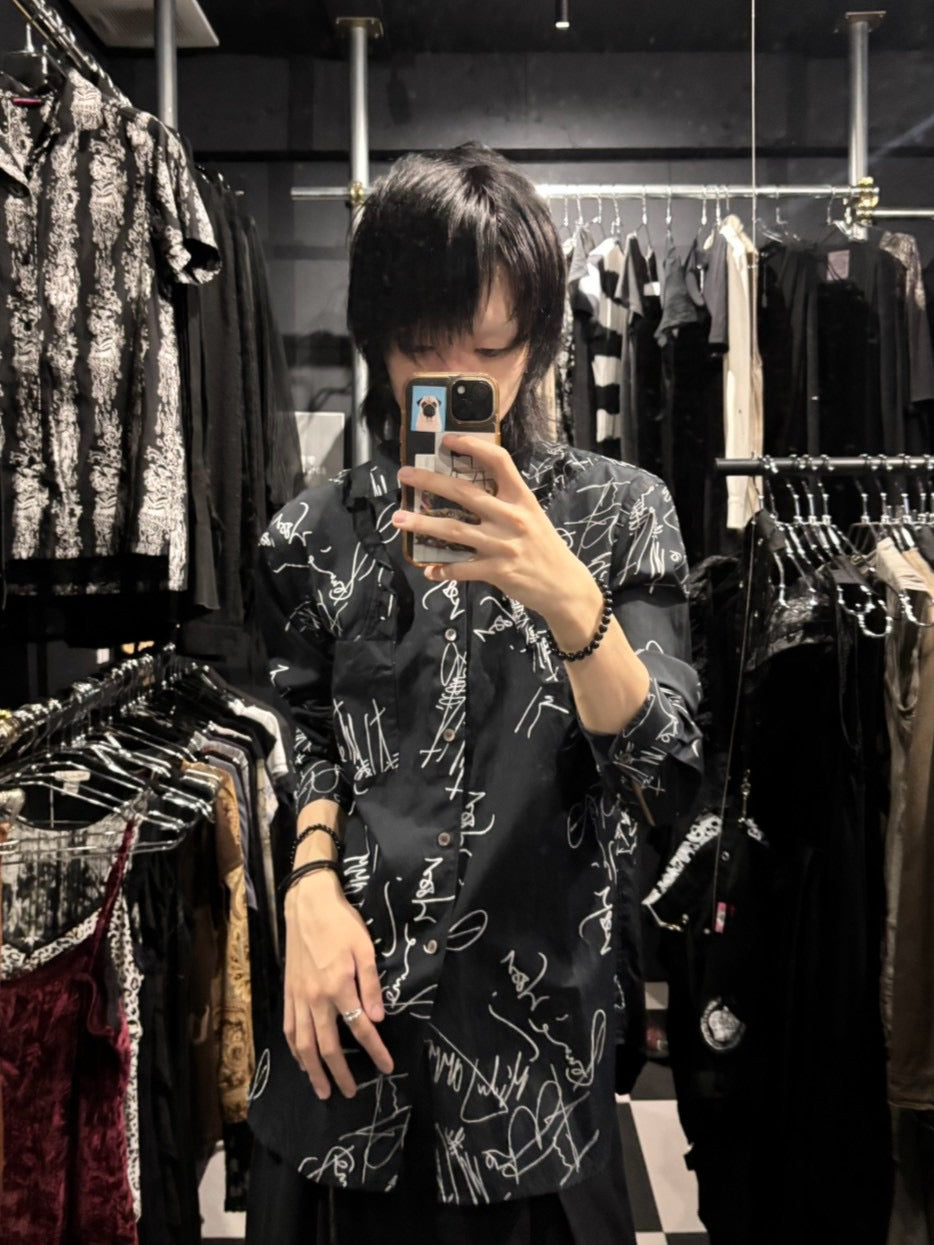 Scribble-Print Shirt