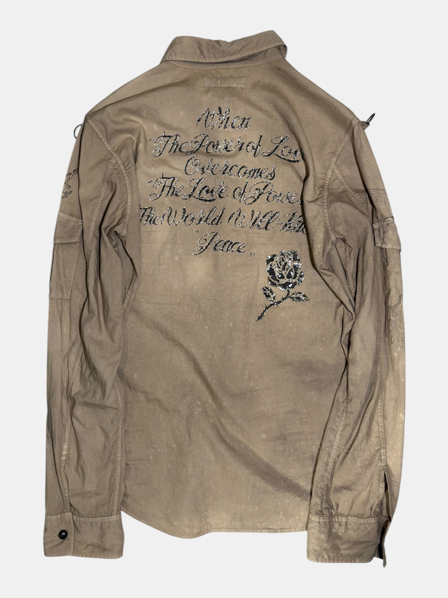Roar Tattoo-Print Shirt