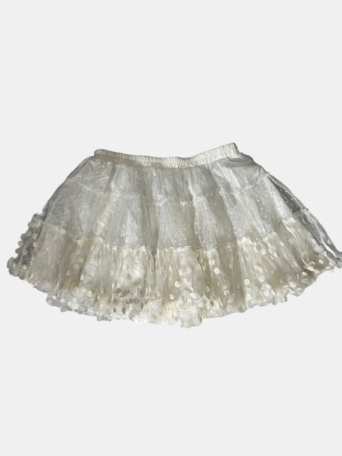 BODY LINE Sheer Whip Tiered Skirt