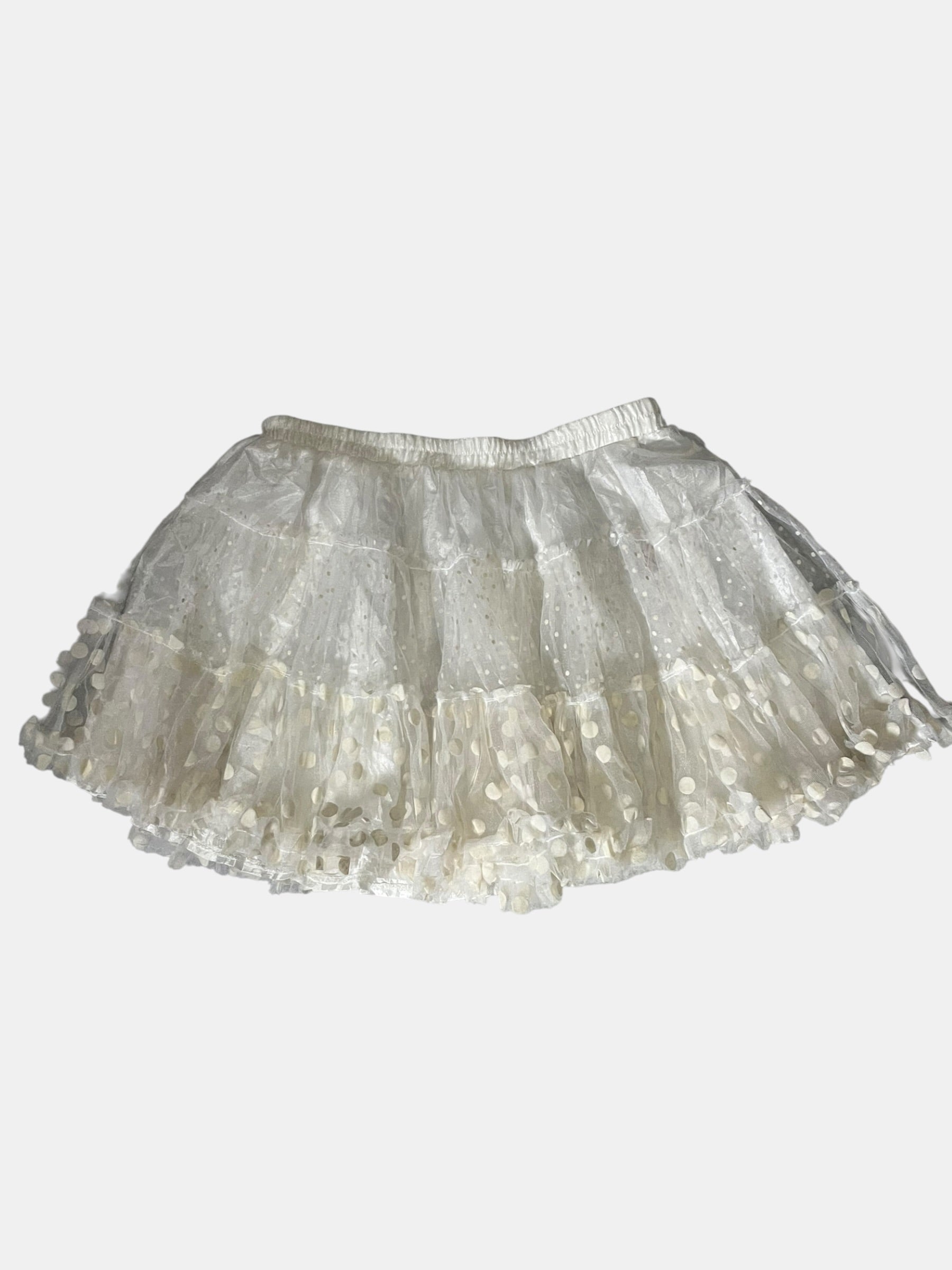 BODY LINE Sheer Whip Tiered Skirt