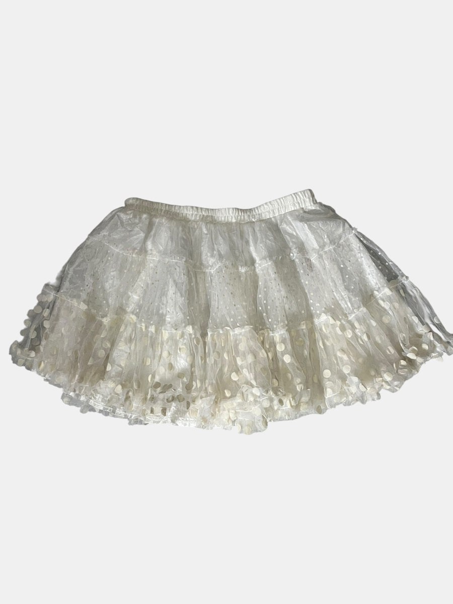 BODY LINE Sheer Whip Tiered Skirt