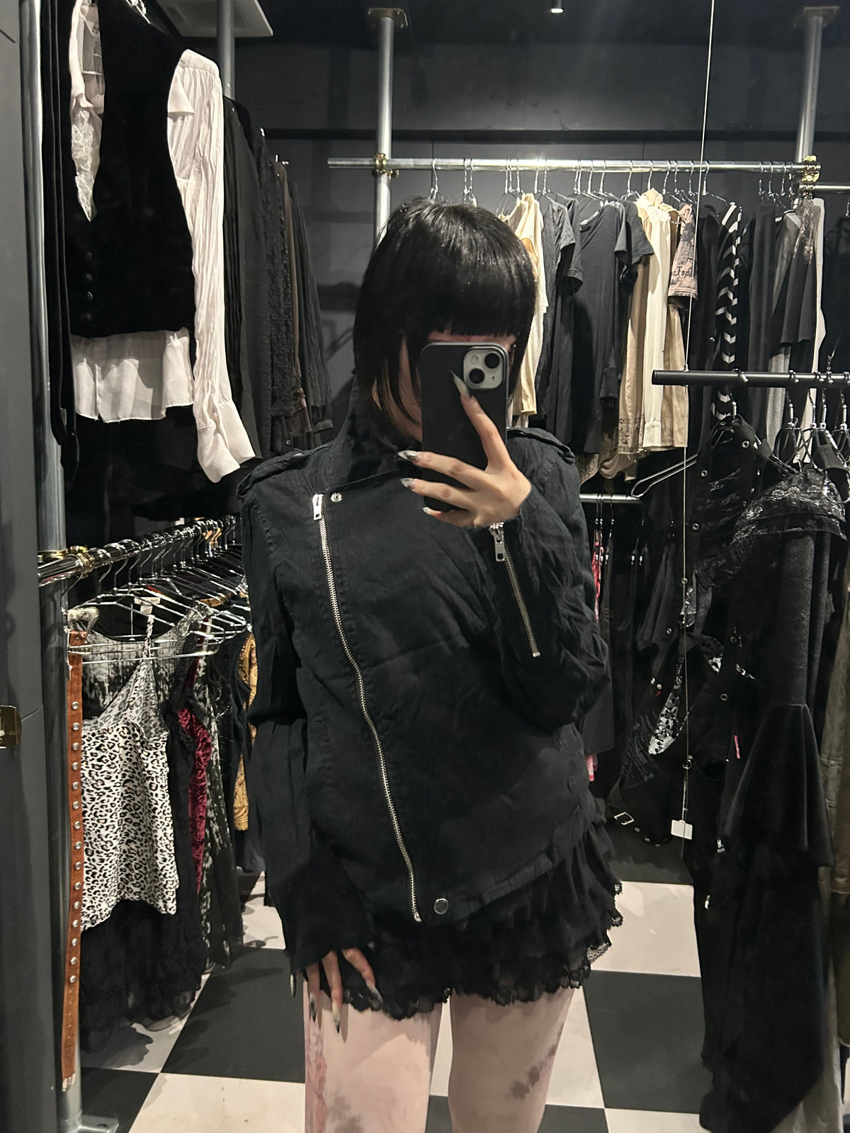 Diagonal-Zip Jacket