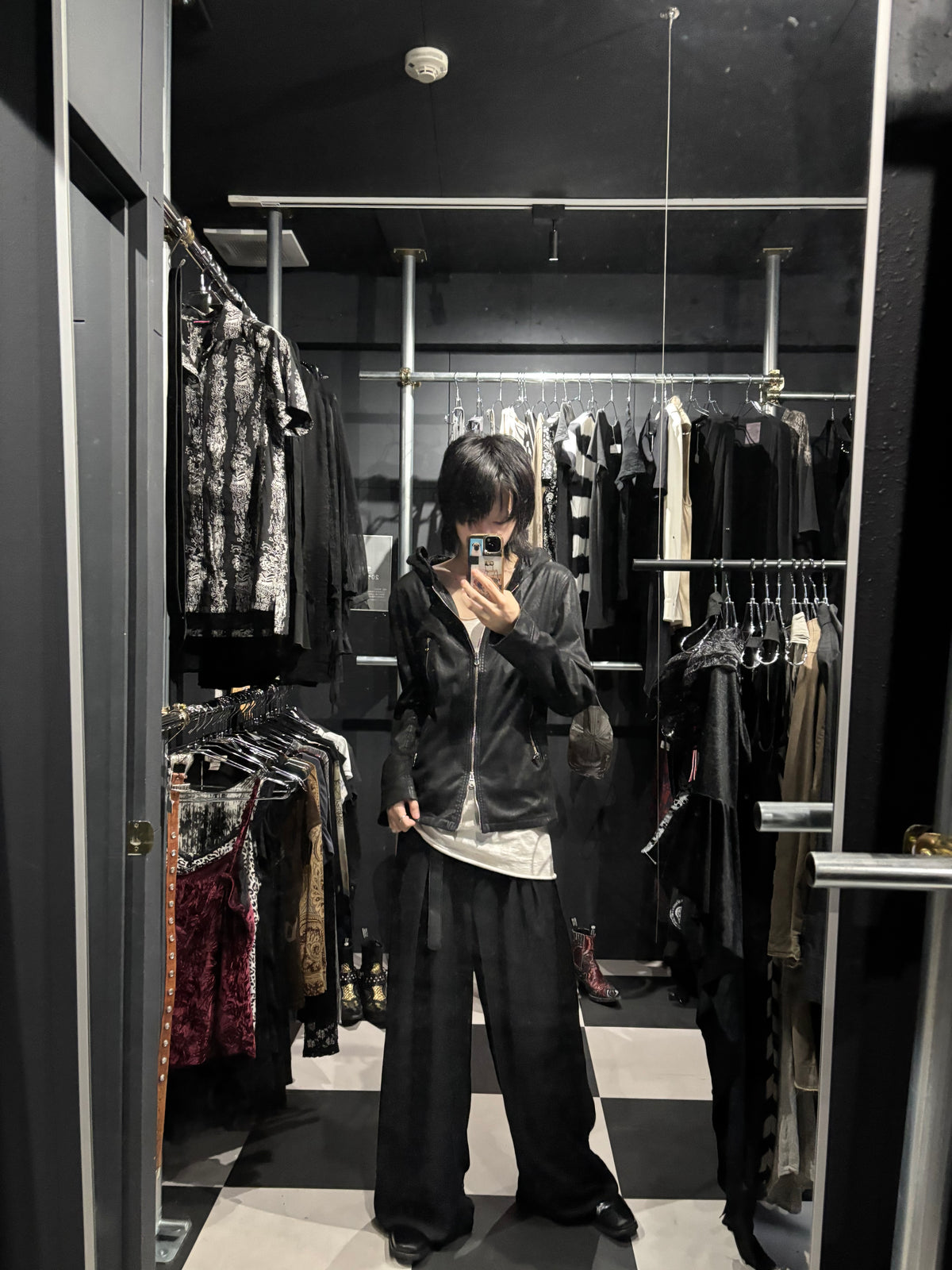 Zip-Detail Hooded Jacket