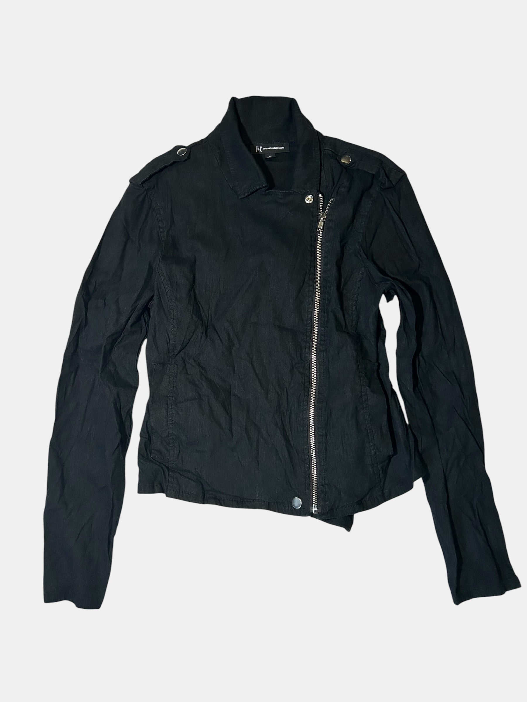 Diagonal-Zip Jacket