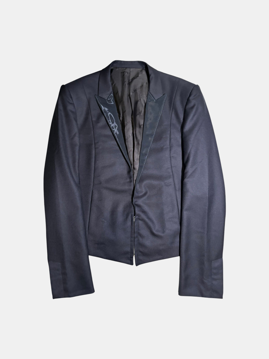 Zip-Front Tailored Jacket