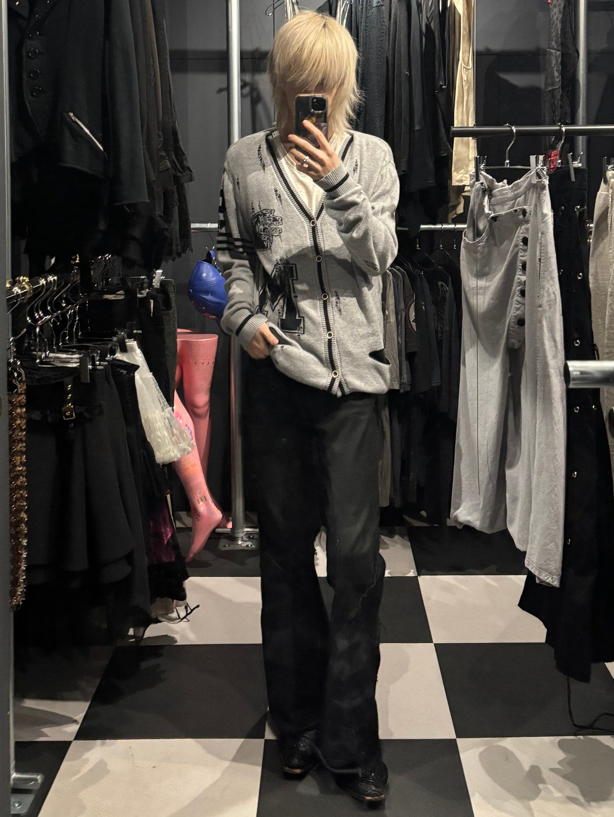 MIHARA YASUHIRO Distressed Cardigan