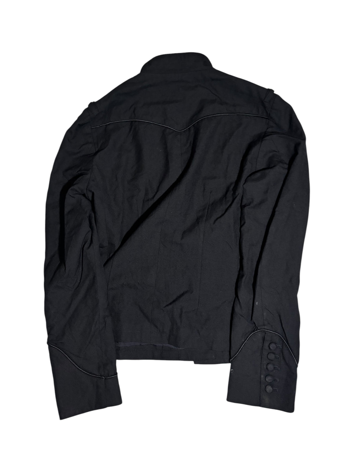 Stand-Collar Military Jacket