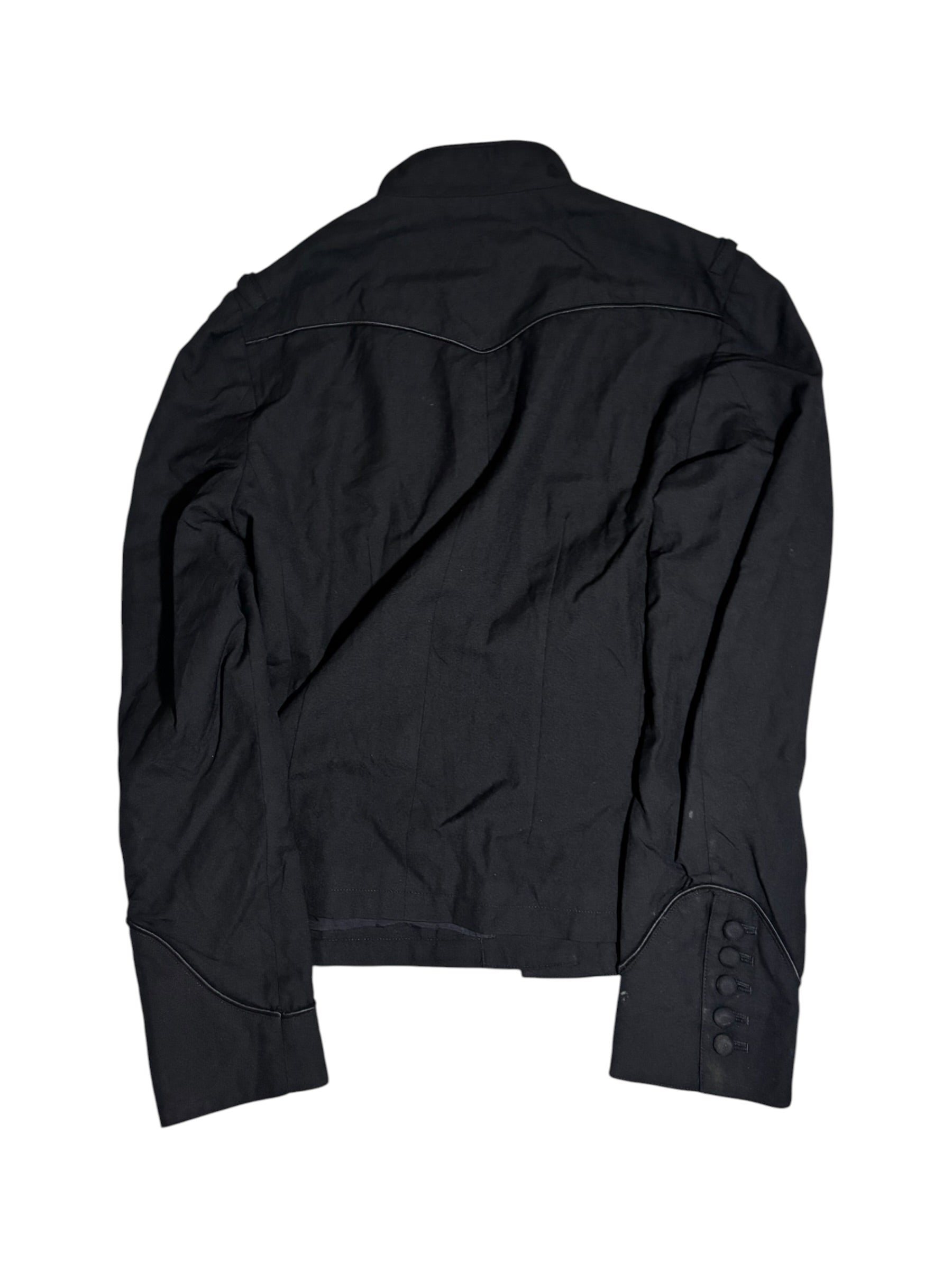Stand-Collar Military Jacket
