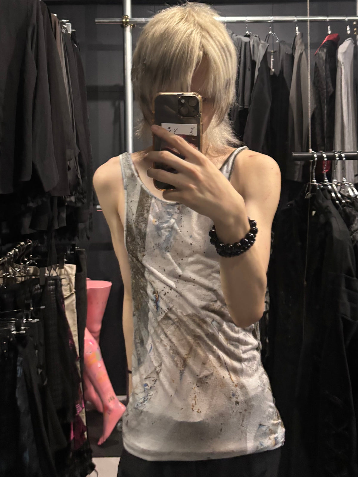 HELMUT LANG Print Tank Top