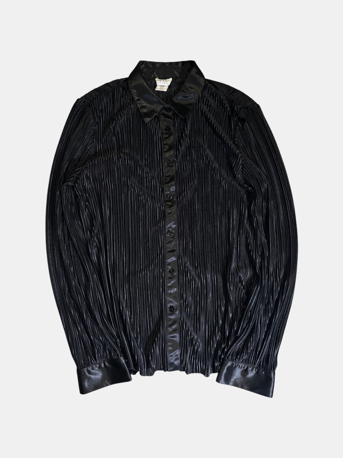 Crinkle-Pleated Shirt