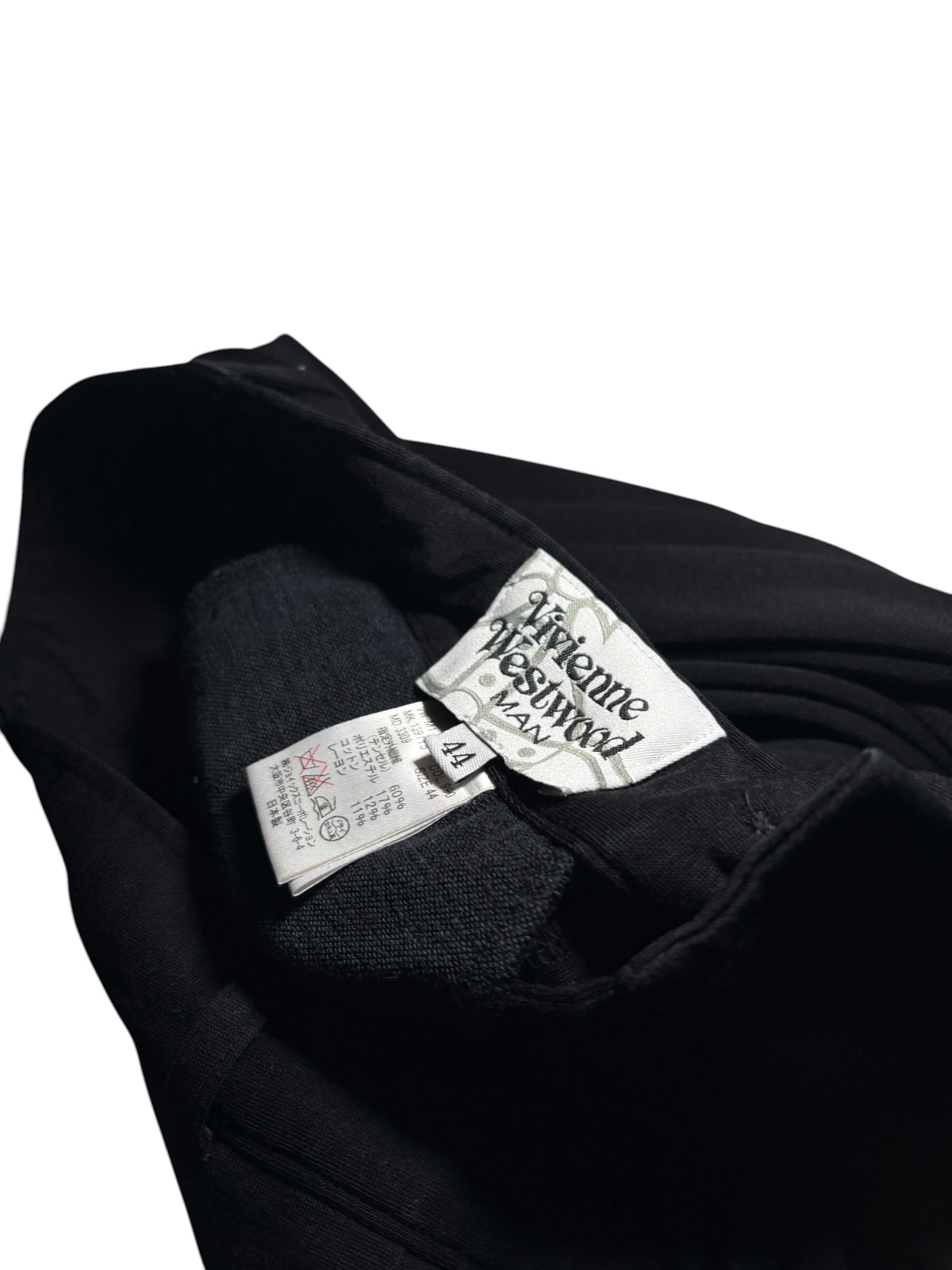 Cropped Drop-Crotch Trousers