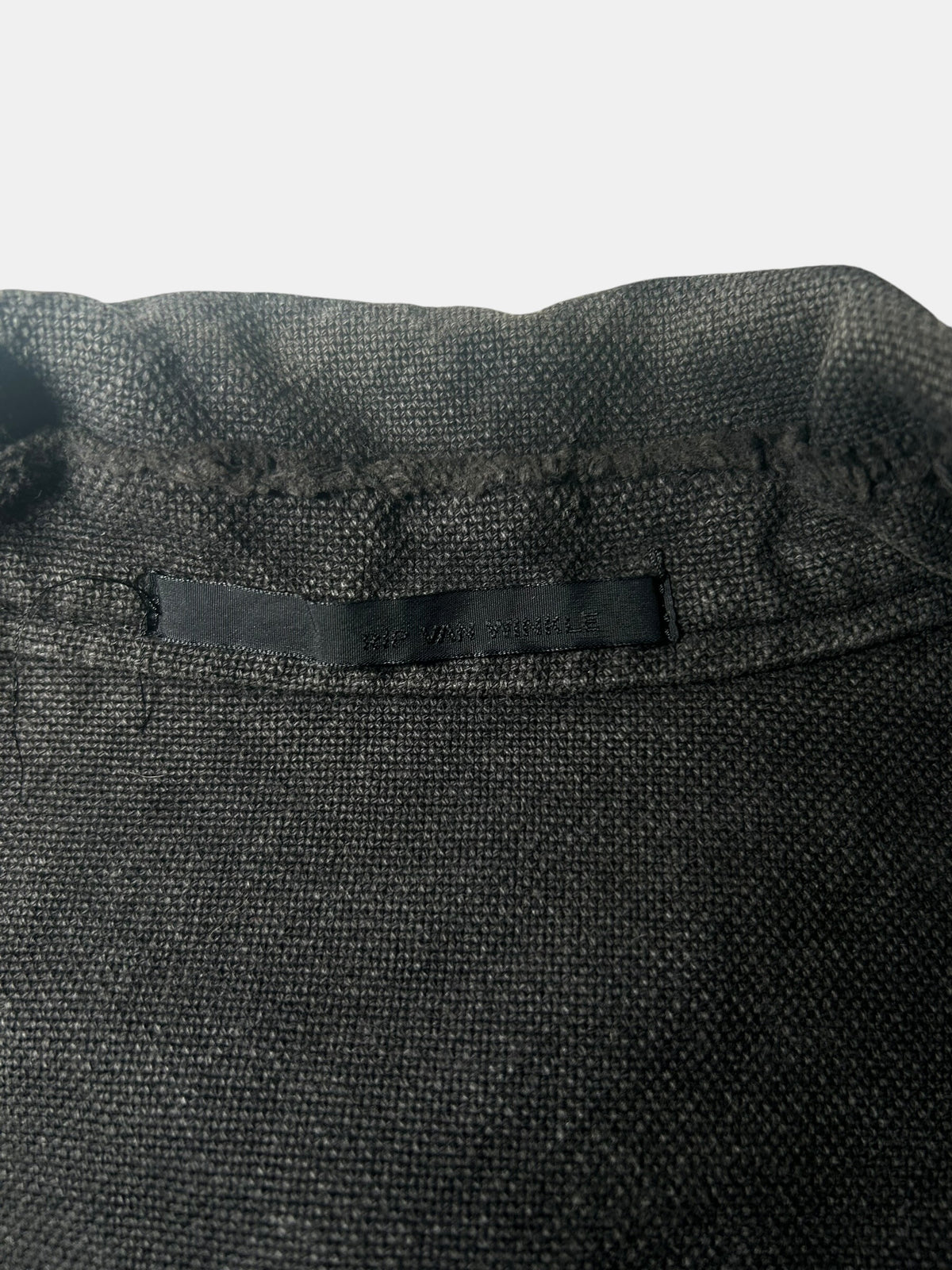 Raw-Edge Tailored Jacket