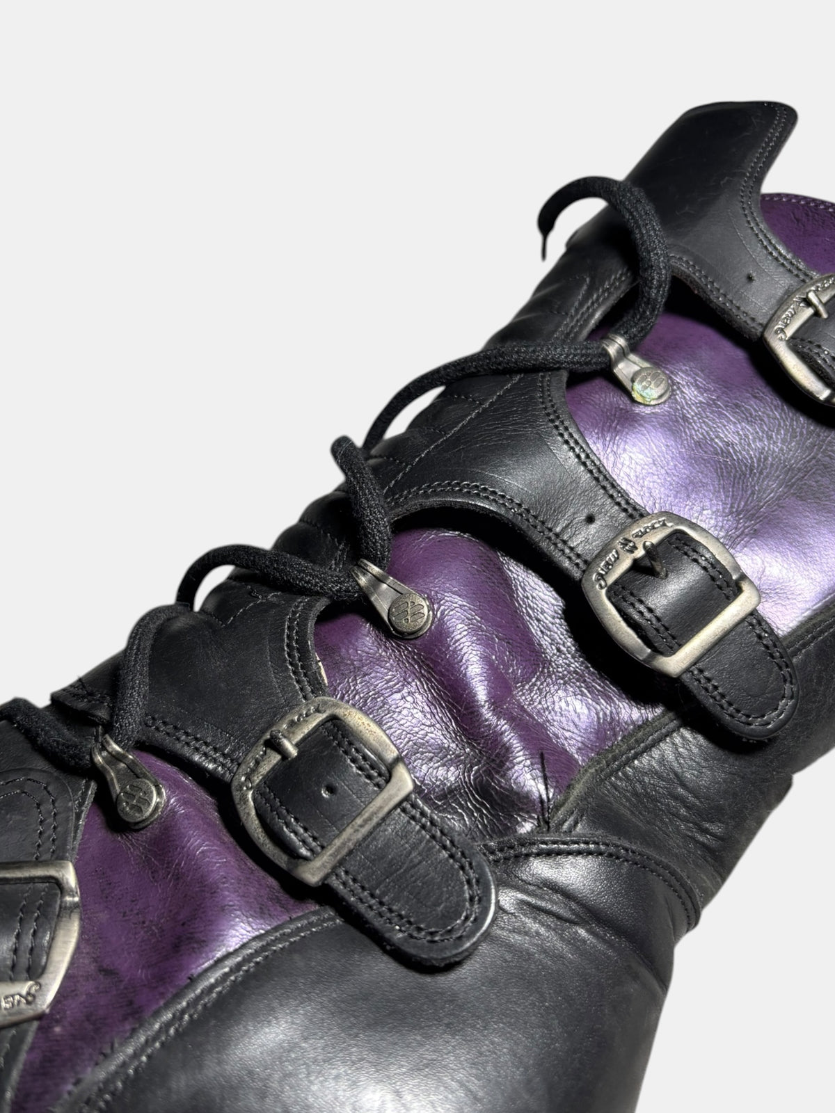 Multi-Buckle Heeled Boots