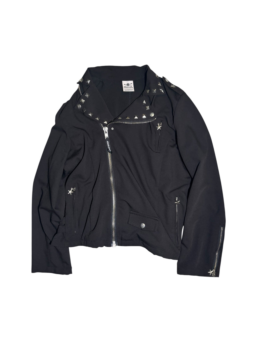 LOVER'S ROCK Studded Biker Jacket