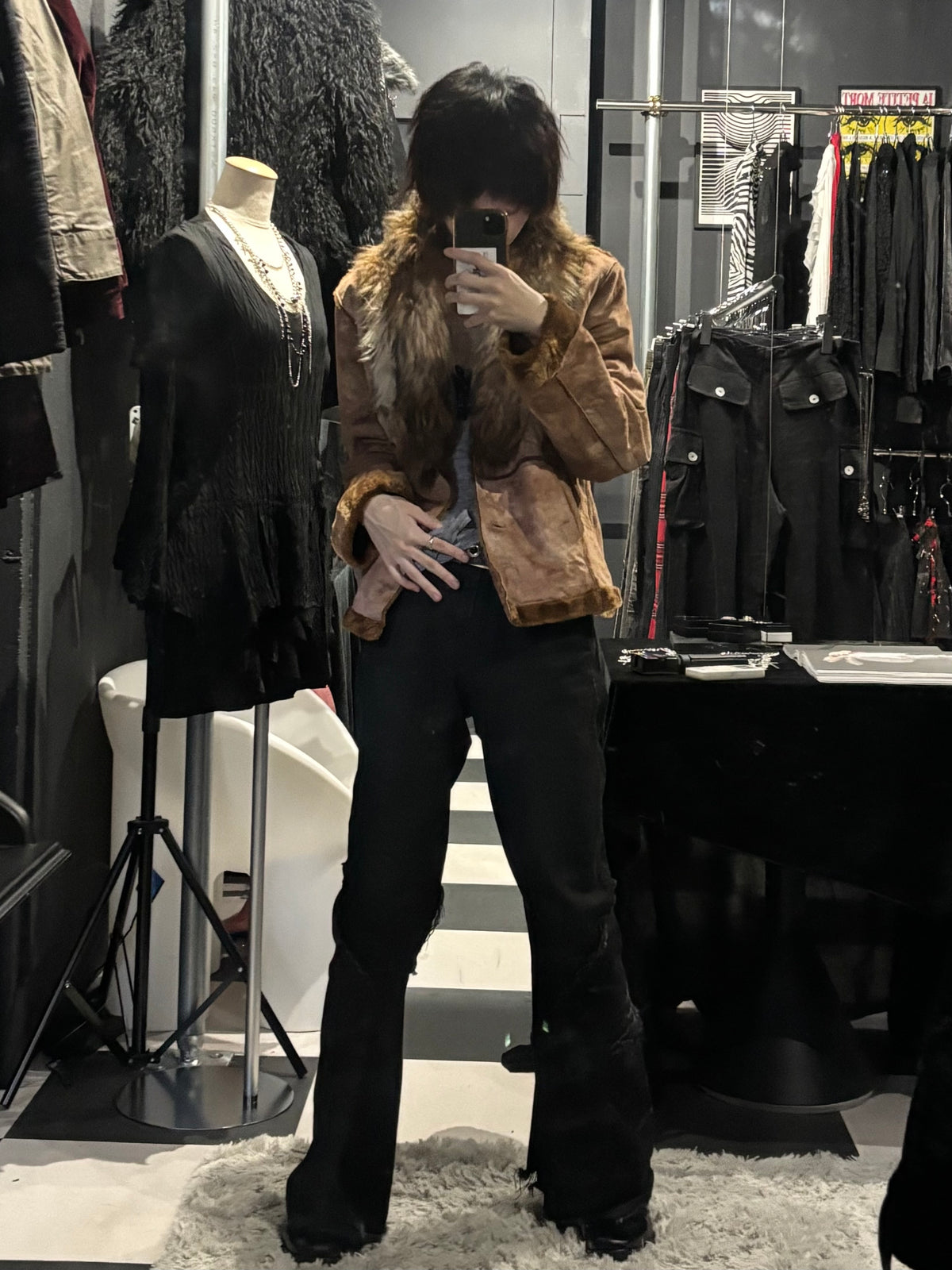 Fur-Collar Jacket