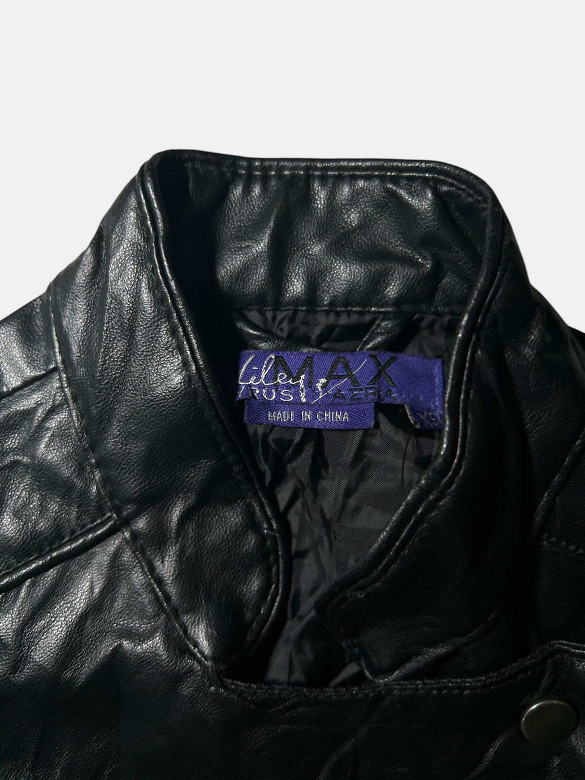 Asymmetric-Zip Biker Vest