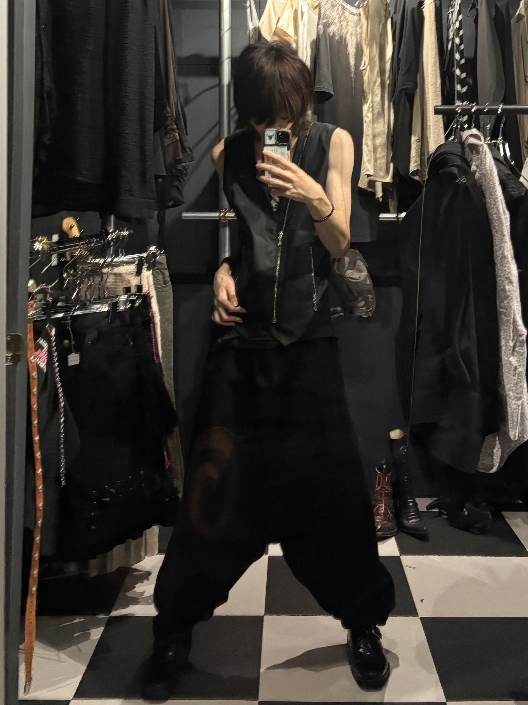 Triple-Zip Tailored Vest