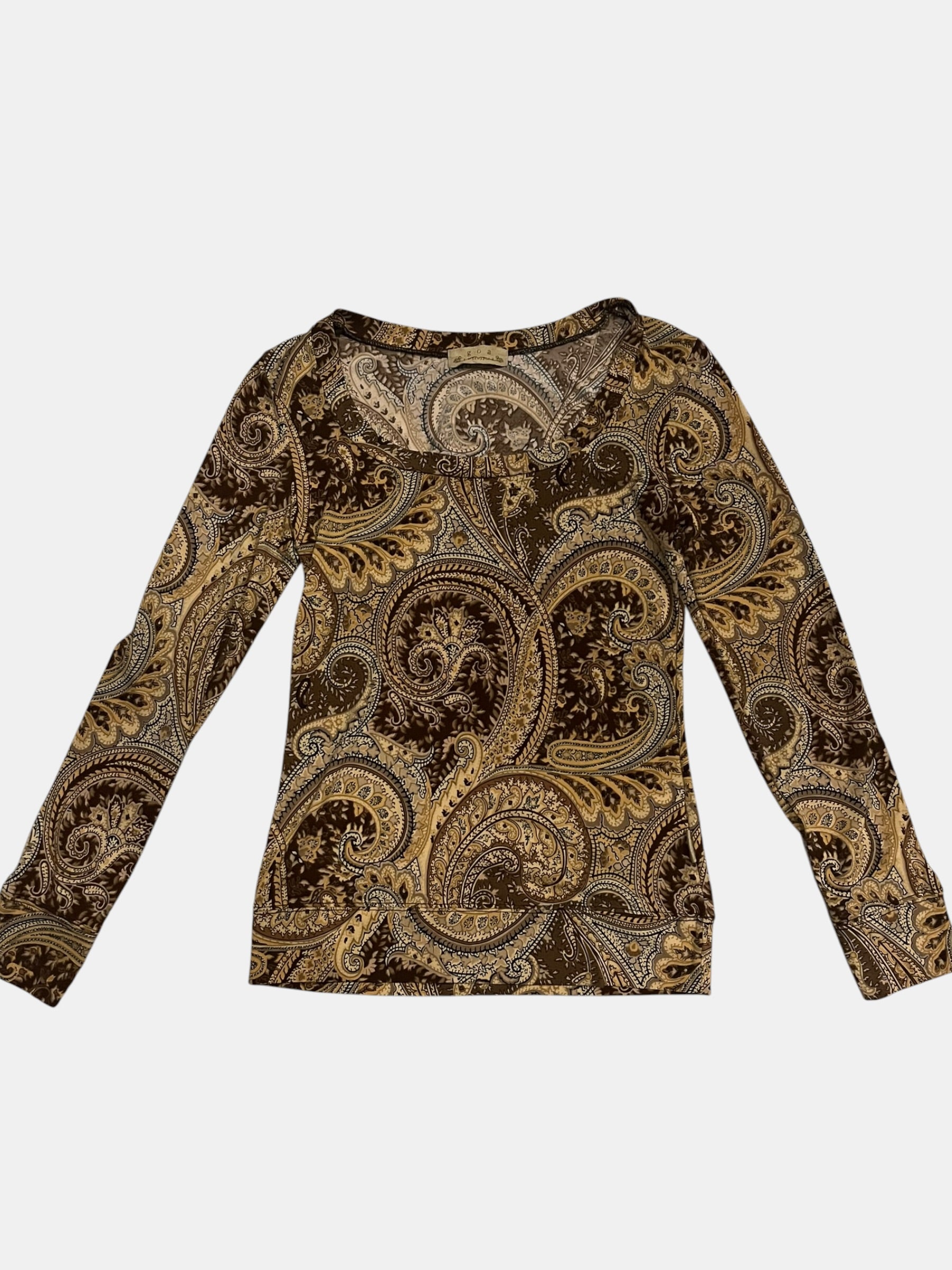 GOA Paisley Long Sleeve Top