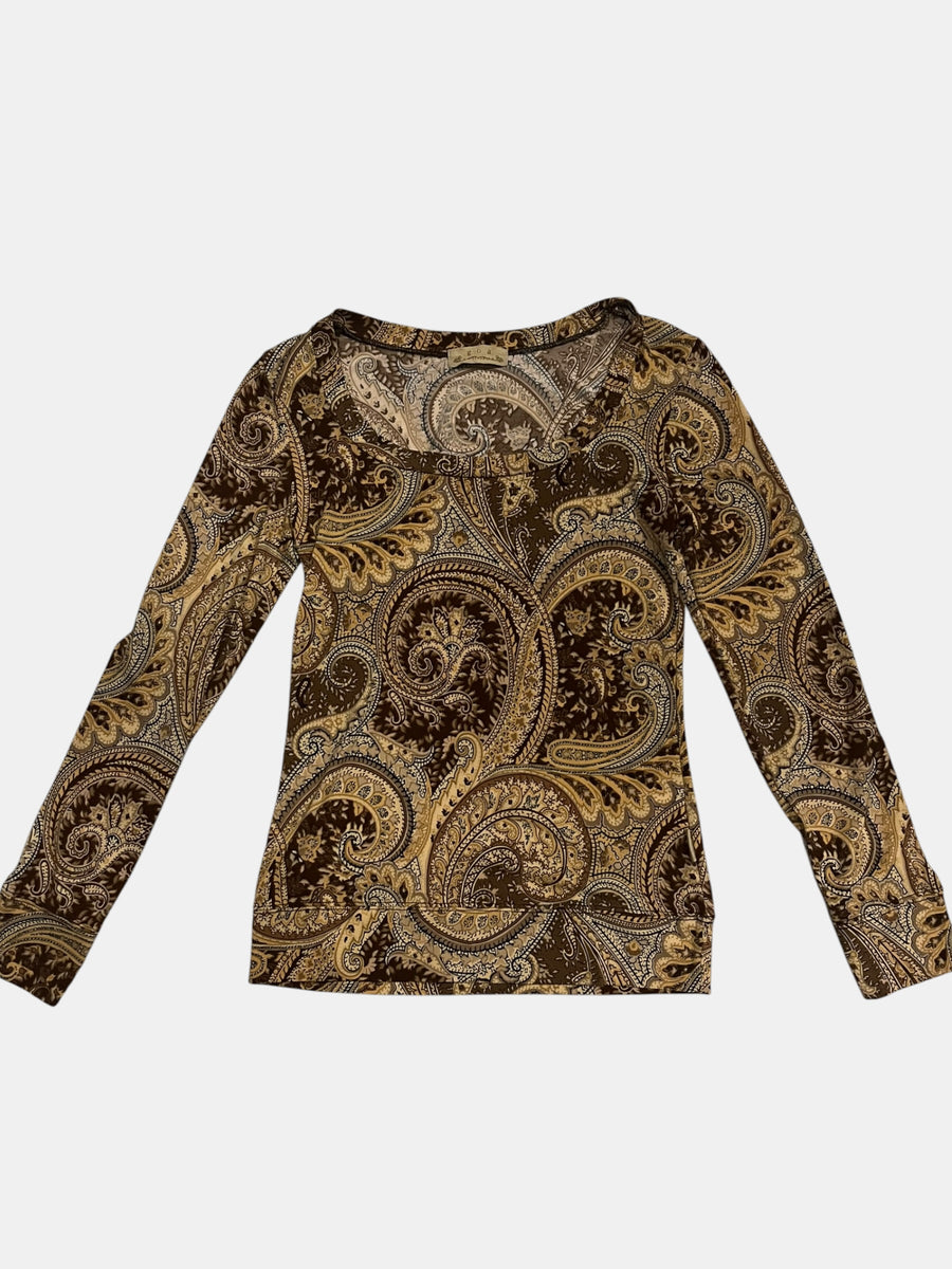 GOA Paisley Long Sleeve Top