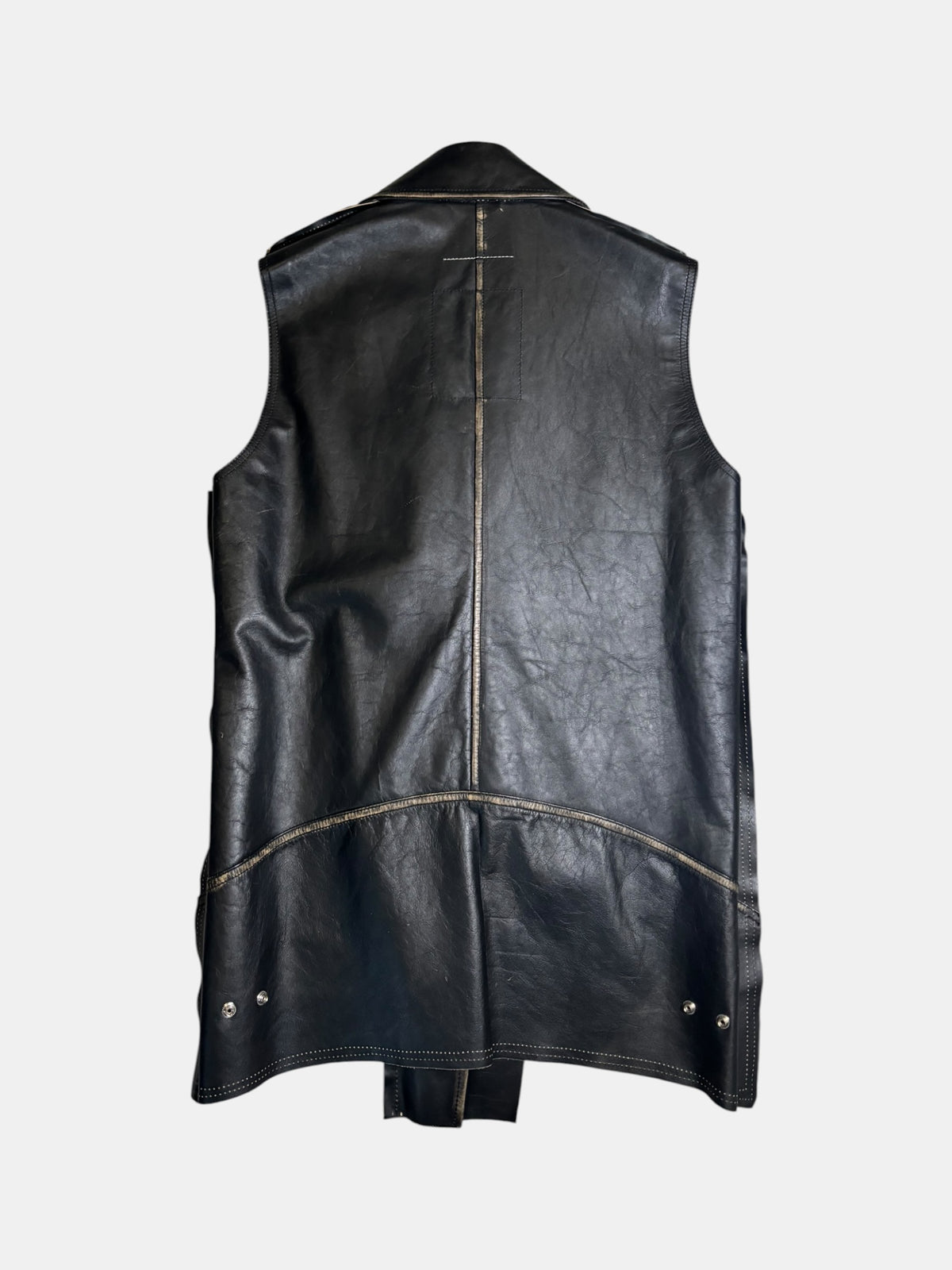MM6 Maison Margiela Leather Rider Vest