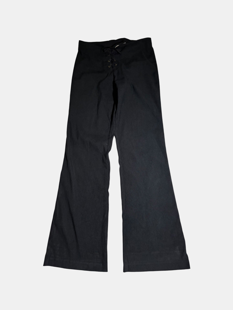 XOXO Lace-Up Flared Trousers