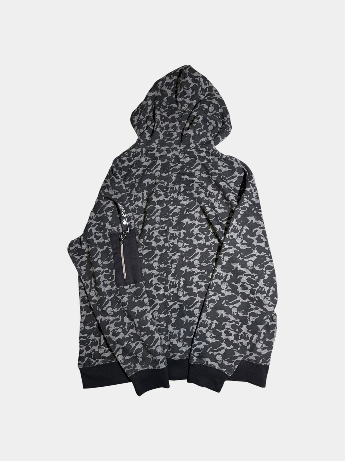 Skull Camo Zip Hoodie