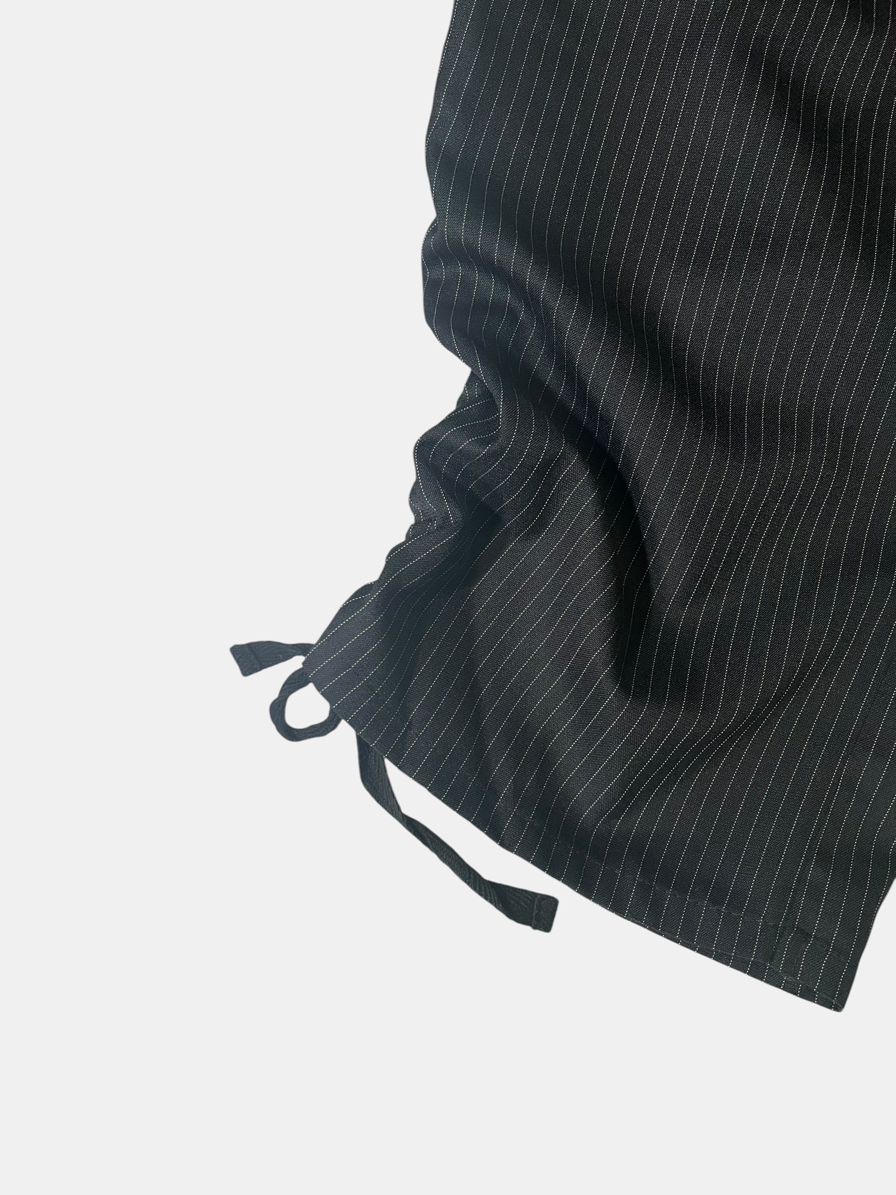 Pinstripe Gimmick Shaded Drawstring Pants