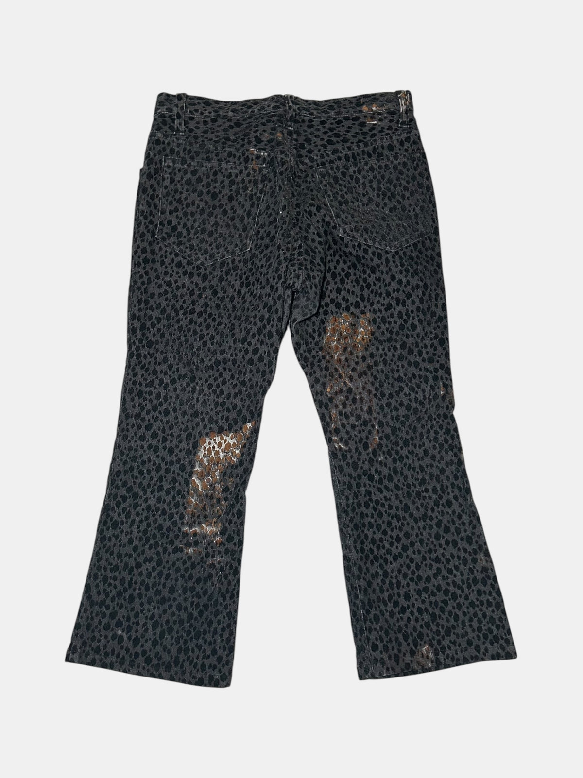 Yasuyuki Ishii Leopard Flare Trousers