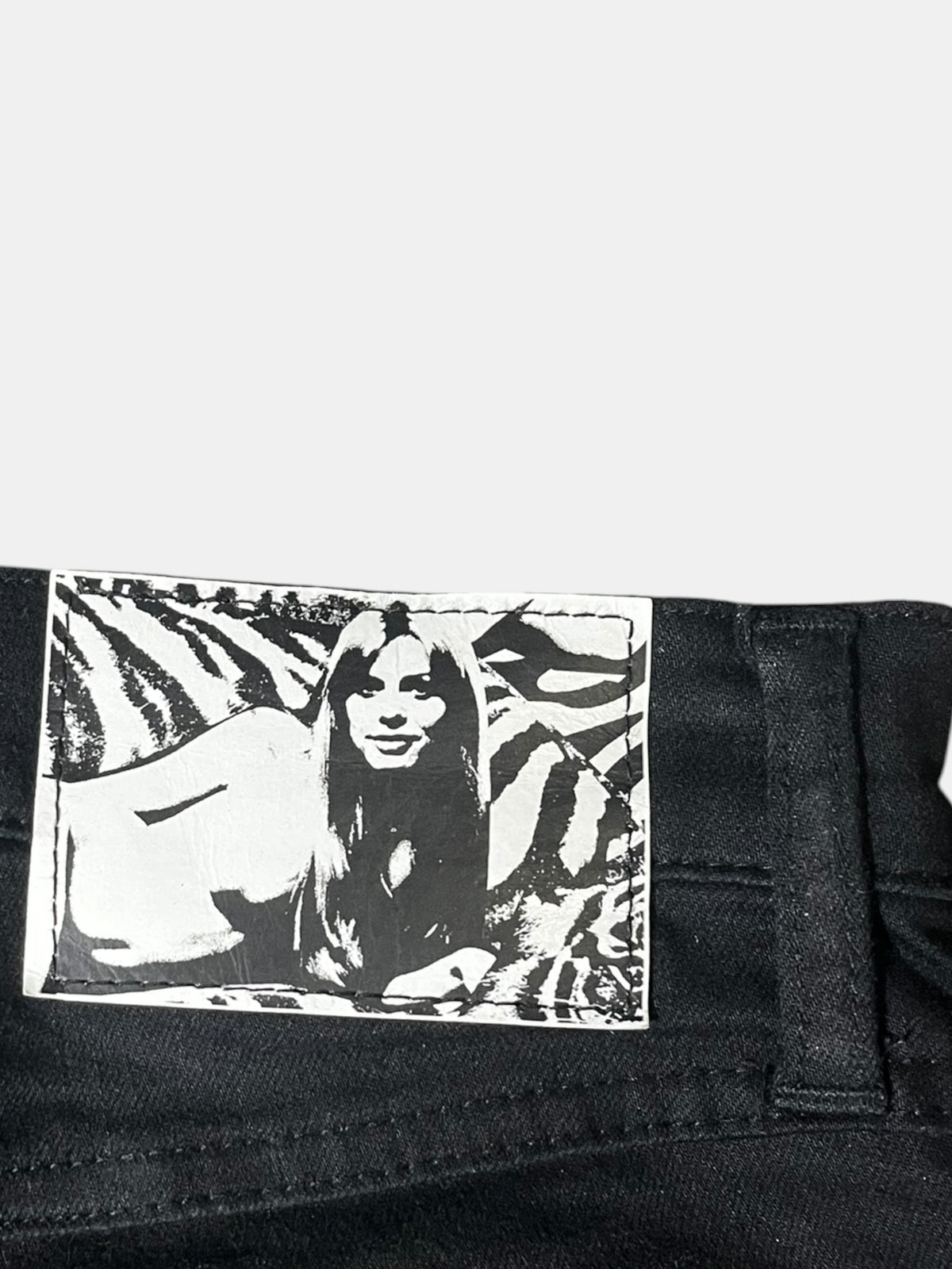 HYSTERIC GLAMOUR Side Lace-Up Denim Jeans