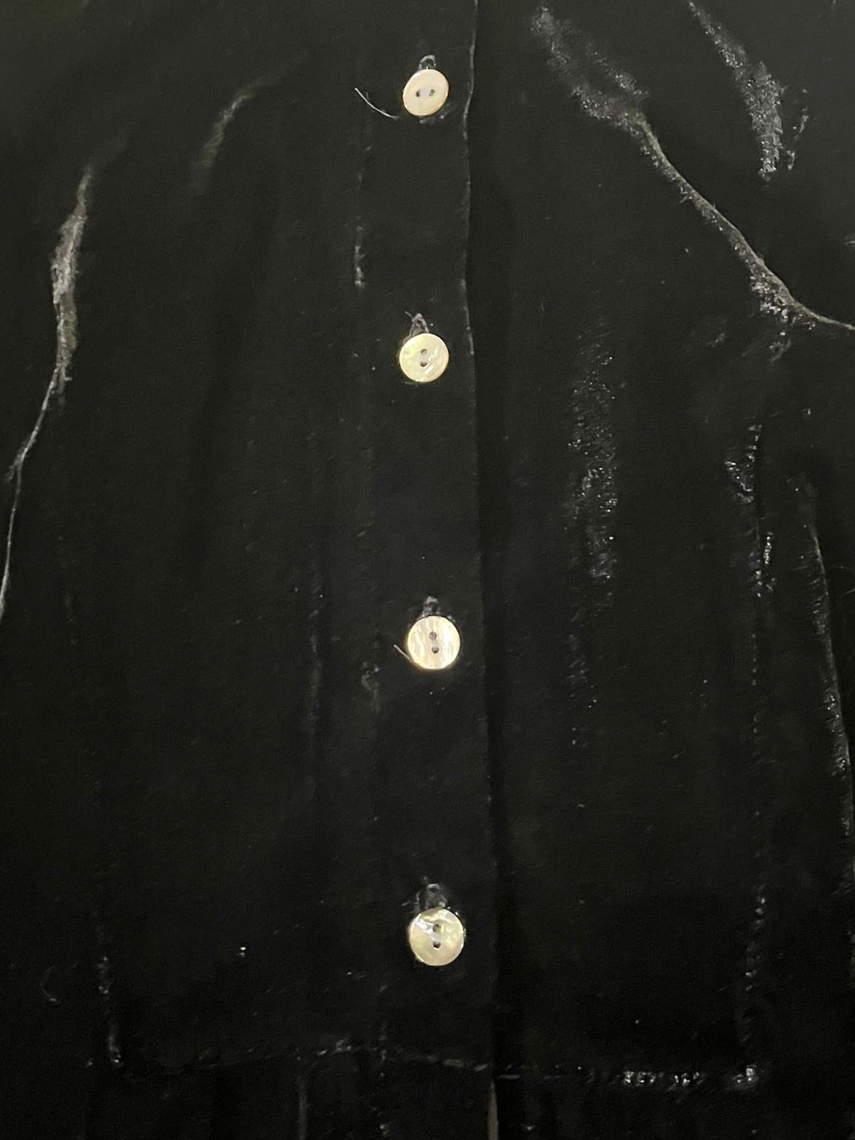 Vintage Velvet Oversized Shirt