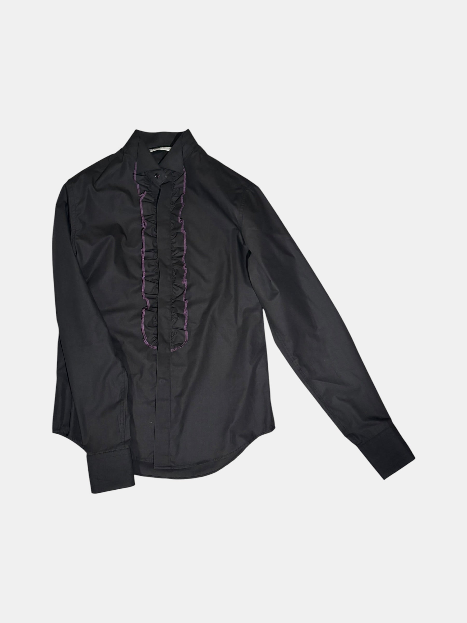 John Lawrence Sullivan Ruffle-Front Shirt
