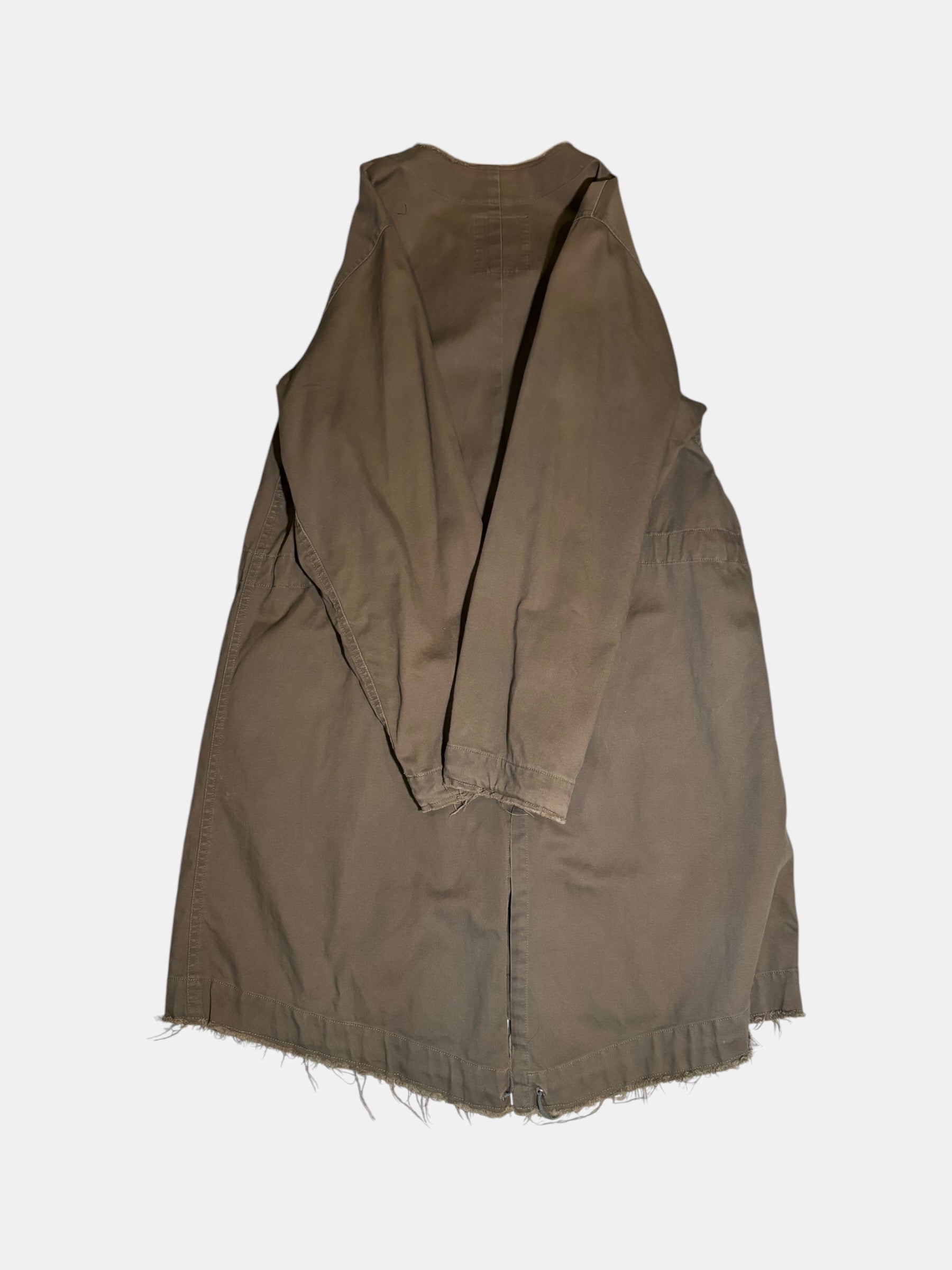 UNDERCOVER Collarless Military Coat