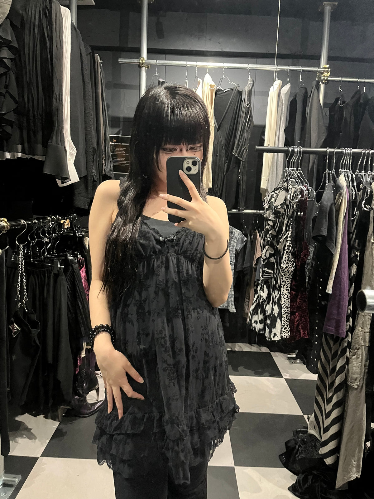 Gothic Sheer Babydoll Camisole