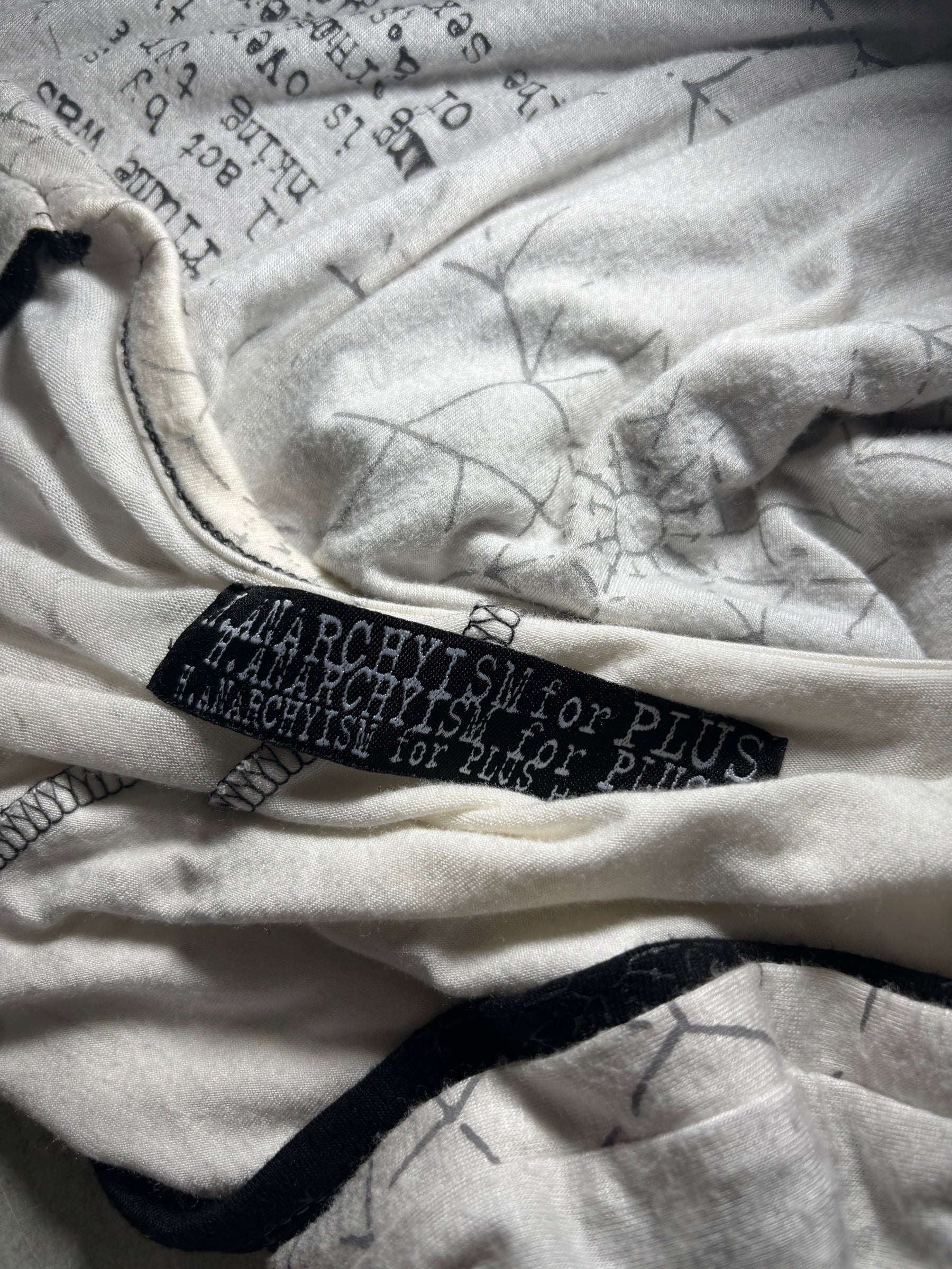 h.ANARCHY Spiderweb Print Layered Cardigan
