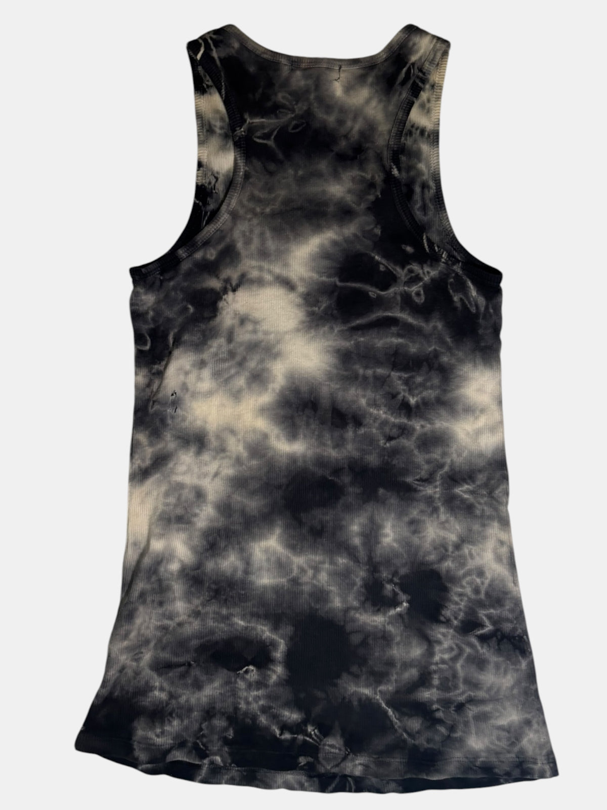 Y2K Rhinestone Peace Sign Tie-Dye Tank Top