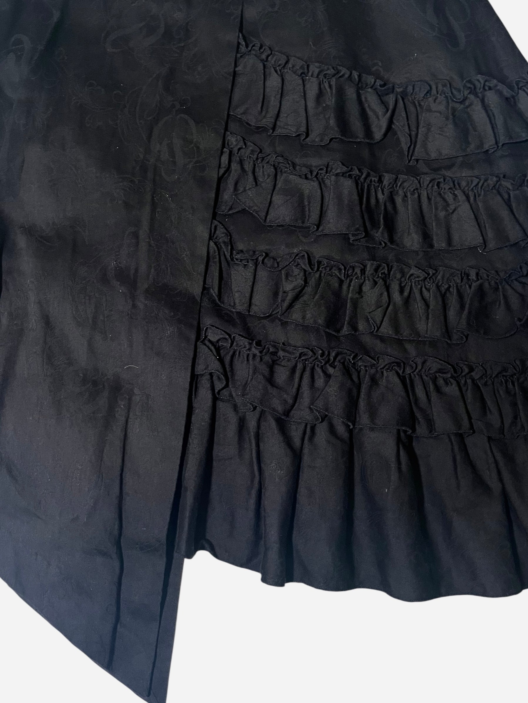 PEACE NOW Asymmetric Ruffle Skirt