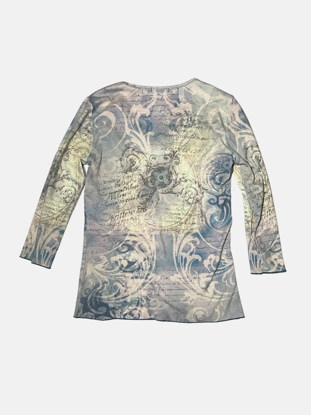 Y2K Rhinestone Graphic Long Sleeve T-Shirt