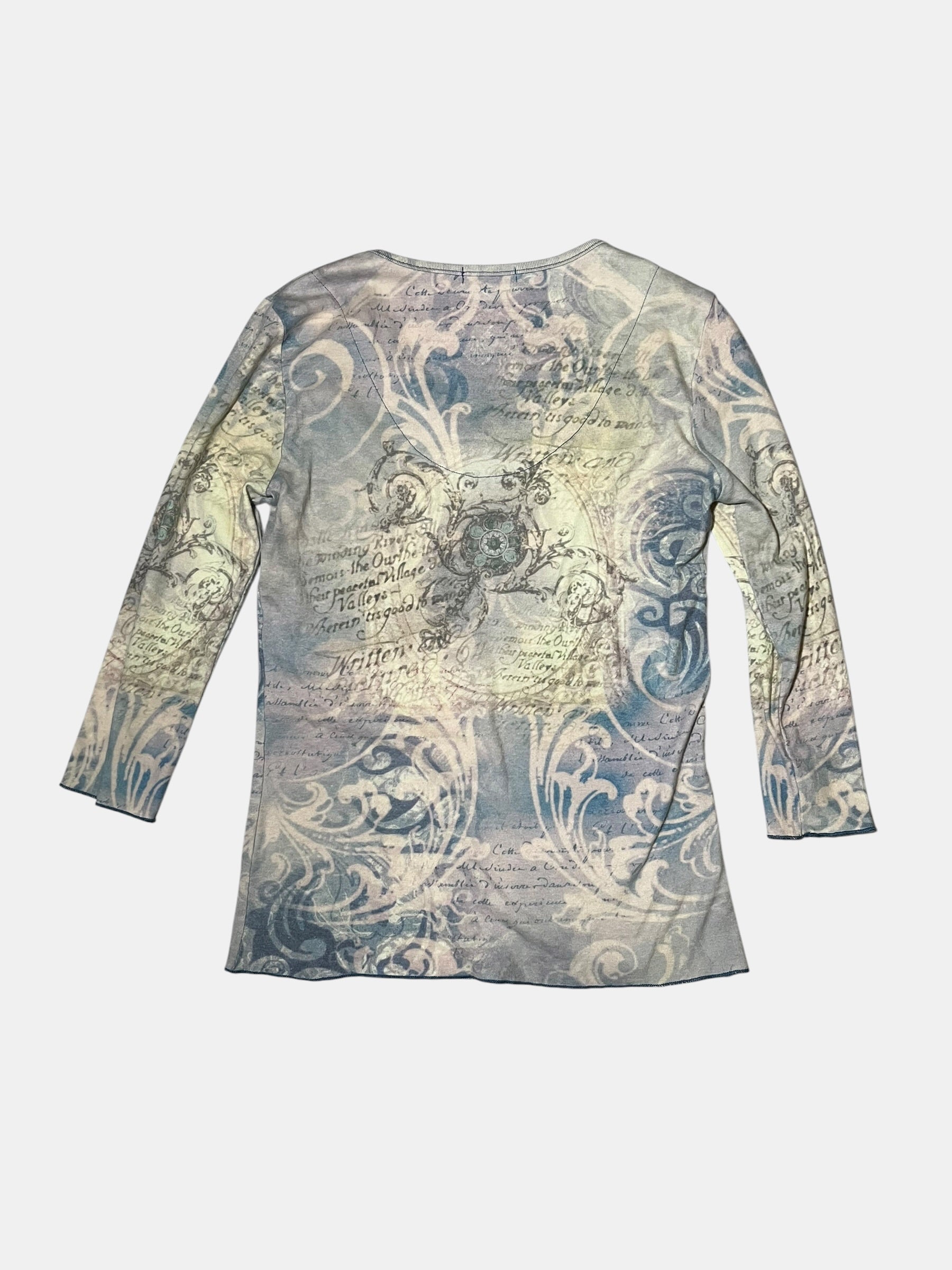 Y2K Rhinestone Graphic Long Sleeve T-Shirt