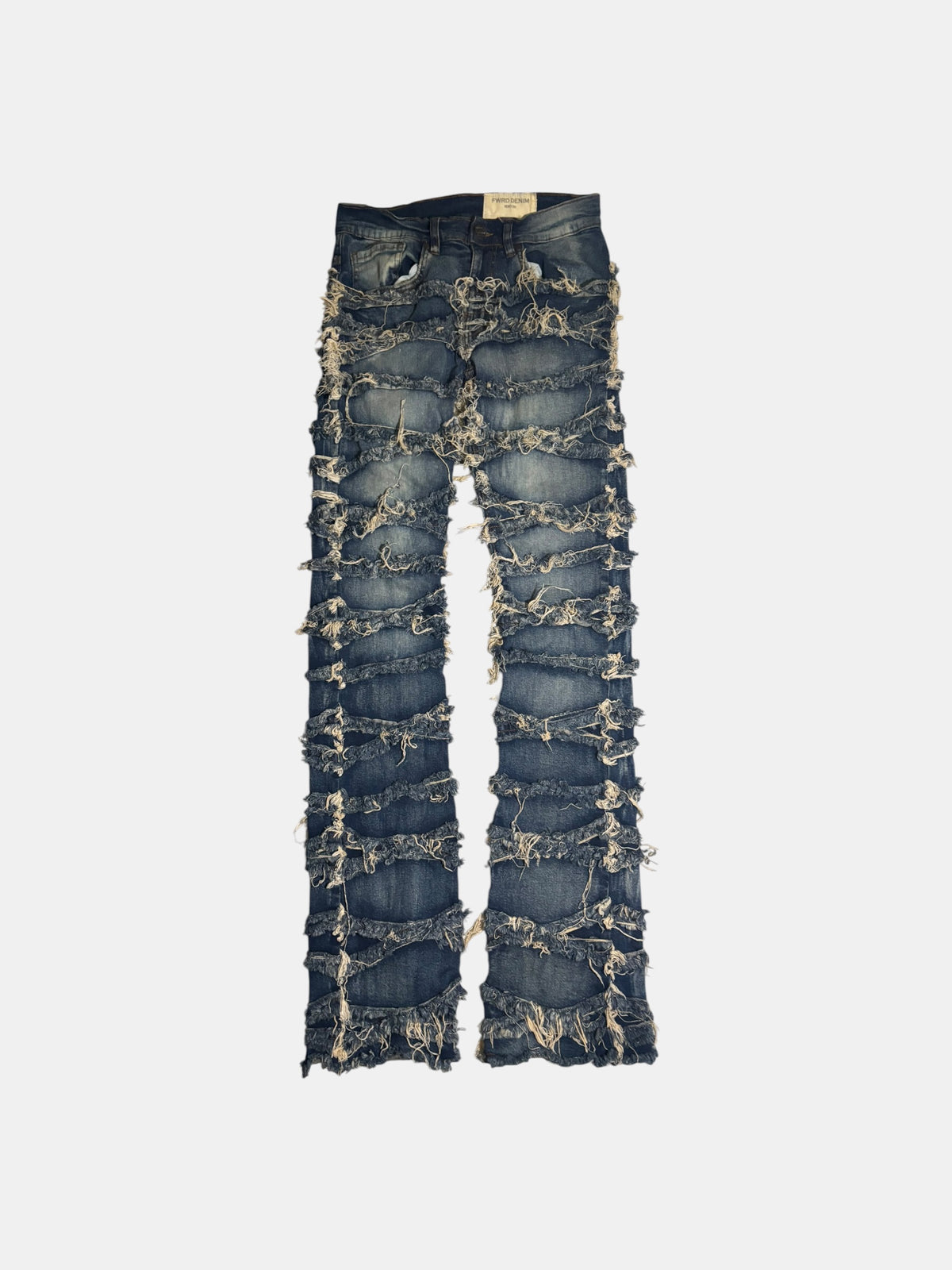 Frayed Stacked Jeans