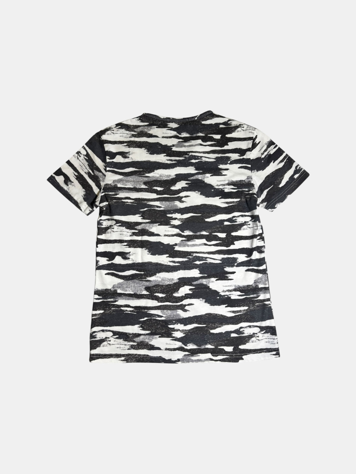 Abstract Camo V-Neck T-Shirt